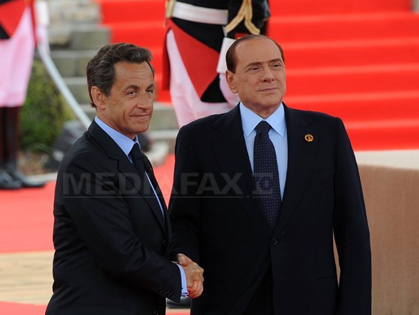 Imaginea articolului Berlusconi: Aroganţa lui Sarkozy depăşeşte inteligenţa sa