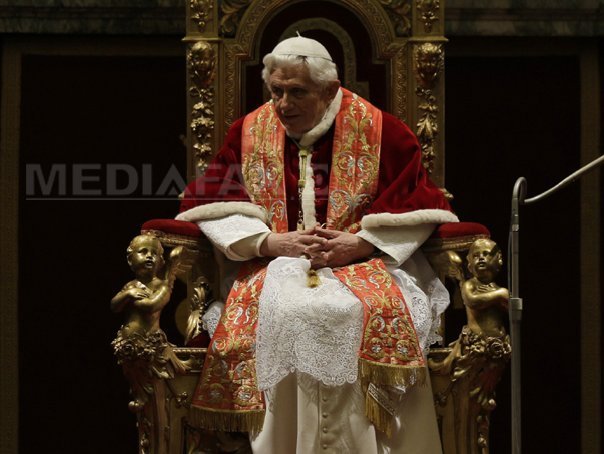 Imaginea articolului Papa Benedict al XVI-lea face apel la o presă cu mai puţine subiecte negative