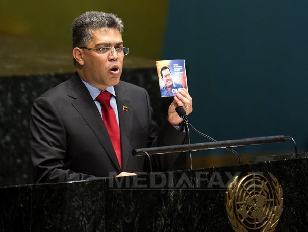 Imaginea articolului Omagiu adus lui Hugo Chavez, în cadrul Adunării Generale a ONU