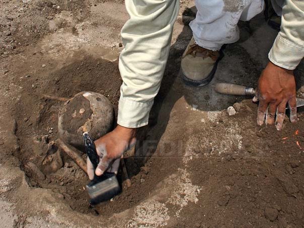 Imaginea articolului Rămăşiţe umane au fost descoperite pe locul unei posibile gropi comune în sudul Serbiei