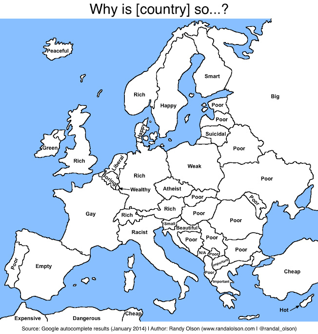 Harta Muta Cu Tarile Europei