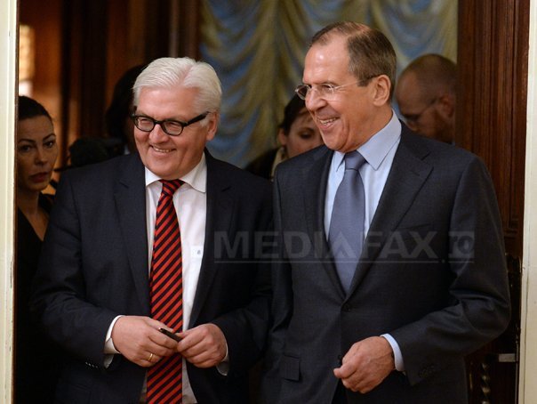 Imaginea articolului Frank-Walter Steinmeier şi Serghei Lavrov au cinat împreună, luni, la Geneva