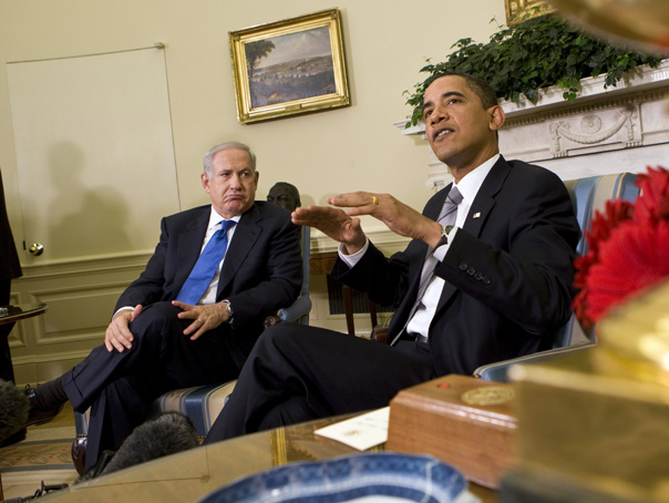 Imaginea articolului Barack Obama l-a îndemnat pe Benjamin Netanyahu să ia decizii "dificile" pentru pace