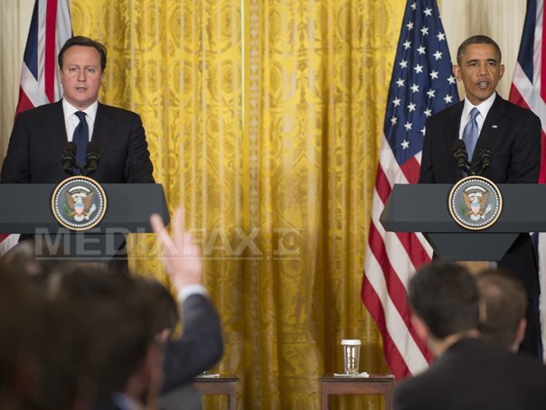 Imaginea articolului Barack Obama şi David Cameron denunţă situaţia "inacceptabilă" din Ucraina