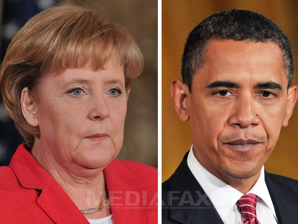 Imaginea articolului Obama a salutat, într-o conversaţie la telefon cu Merkel, "poziţiile coordonate" ale SUA şi UE