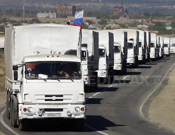 Imaginea articolului Rusia pregăteşte un nou convoi umanitar pentru estul Ucrainei 