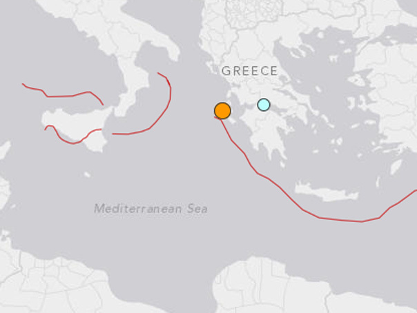 Imaginea articolului Cutremur cu magnitudinea de 4,8 grade pe scara Richter în sudul Greciei