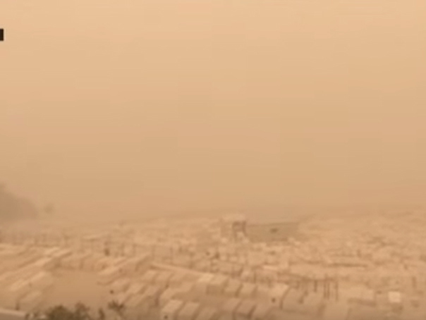Fenomene extreme în Orientul Mijlociu: Mai multe ţări au fost afectate de o FURTUNĂ DE NISIP - VIDEO