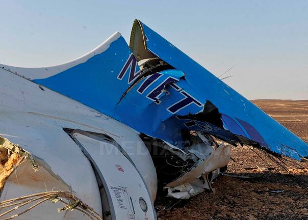 Imaginea articolului AVIONUL rus prăbuşit în Egipt: Anchetatorii britanici cred că o bombă se afla în cala aeronavei