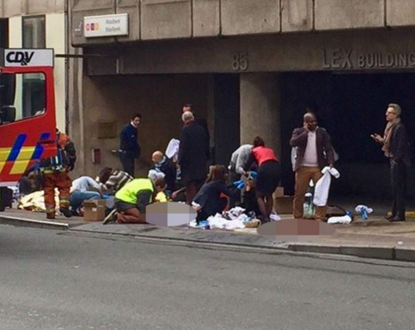 Imaginea articolului Staţia de metrou Maelbeek, unde a avut loc unul din atentatele teroriste din Bruxelles, redeschisă