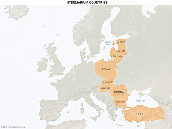 Bariera Dintre Rusia Si Europa In Care Romania Este FundaÅ£ia Intermarium Harta