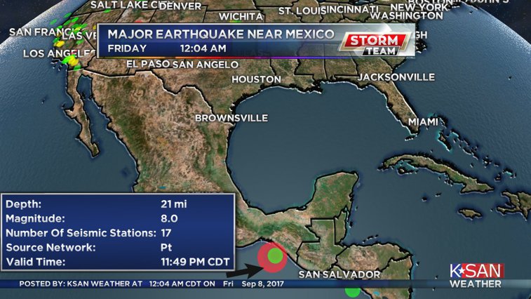 Imaginea articolului CUTREMUR cu magnitudinea 8,1 în largul coastelor Mexicului. Alertă de tsunami, menţinută pentru şapte state/ Cel puţin 60 de persoane au murit, iar alte câteva sute au fost rănite
