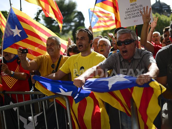 Imaginea articolului Miting de amploare în Barcelona, pentru independenţa Cataloniei