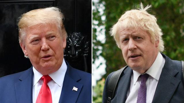 Imaginea articolului Donald Trump consideră că Boris Johnson va fi un prim-ministru foarte bun
