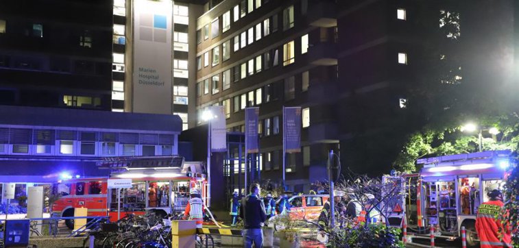 Imaginea articolului Incendiu de amploare la un spital din Dusseldorf: Cel puţin un mort şi zeci de răniţi, dintre care 11 în stare foarte gravă | FOTO