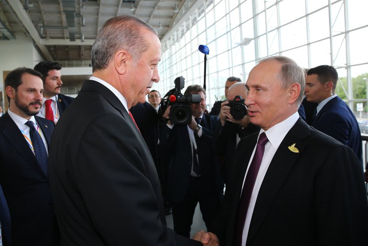 Imaginea articolului Vladimir Putin şi Recep Tayyip Erdogan se întâlnesc la Ankara