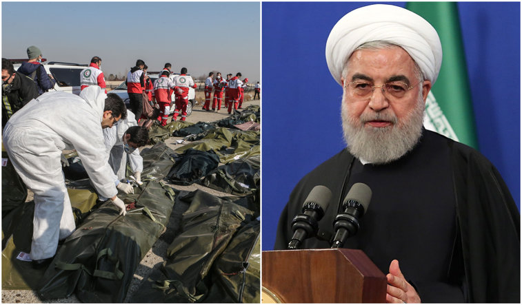 Imaginea articolului Hassan Rouhani şi-a cerut iertare în numele Iranului pentru doborârea avionului ucrainean. Gardienii Revoluţiei îşi asumă responsabilitatea totală: „Aş fi preferat să fi murit” 