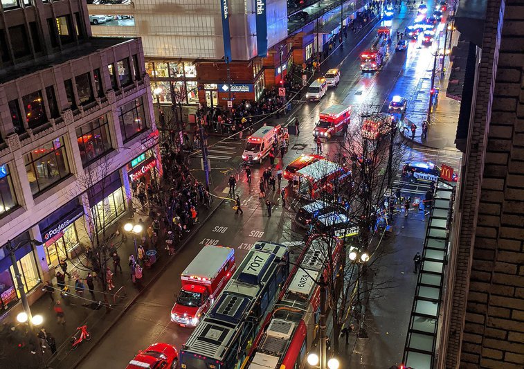 Imaginea articolului Atac armat în centrul oraşului Seattle. Cel puţin un mort şi şapte răniţi