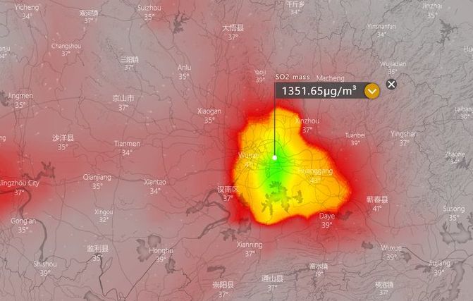 Substanţa detectată de sateliţii meteo deasupra oraşului Wuhan indică un scenariu sumbru şi susţine teoria muşamalizării adevărului
