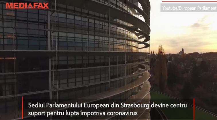 Imaginea articolului Sediul Parlamentului European de la Strasbourg va fi folosit în lupta cu COVID-19