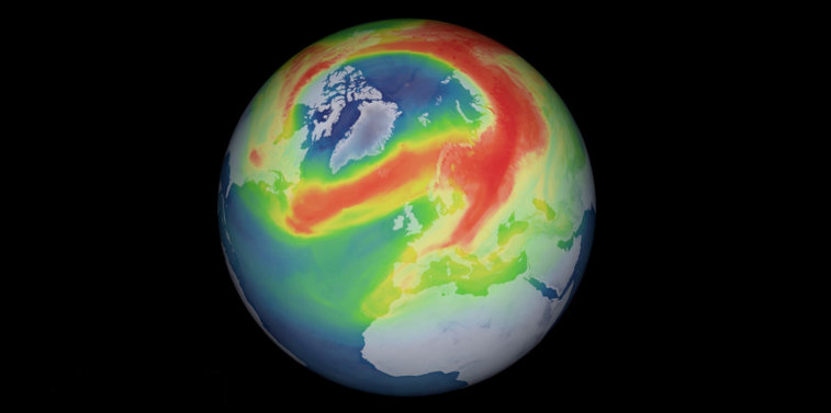 Imaginea articolului O gaură de dimensiuni record a apărut în stratul de ozon deasupra Arcticii