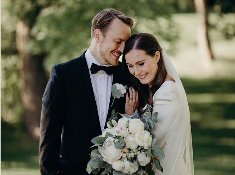 Imaginea articolului Premierul Finlandei, cel mai tânăr şef de stat din lume, s-a căsătorit

