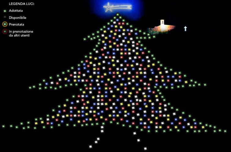 Imaginea articolului Cel mai mare pom de Crăciun din lume şi-a aprins luminiţele