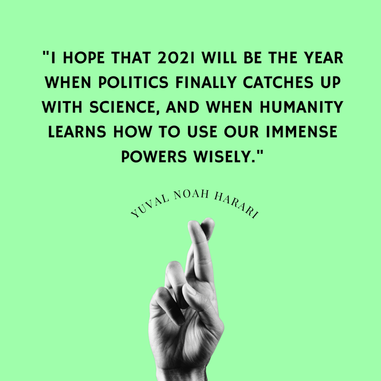 Imaginea articolului Yuval Noah Harari îţi urează un an nou fericit. Autorul cărţii „Sapiens. Scurta istorie a omenirii” speră ca 2021 să fie un an al cooperării dintre ştiinţă şi politică