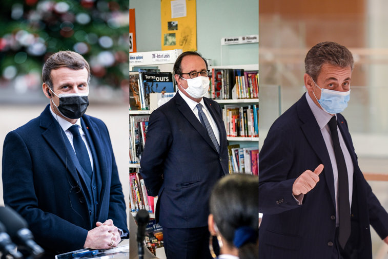Imaginea articolului Emmanuel Macron, Francois Hollande şi Nicolas Sarkozy, uniţi de relaţia complicată cu taţii lor