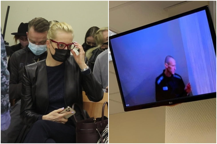 Imaginea articolului Navalnîi, audiere emoţionantă prin videoconferinţă. Mesajul disidentului rus pentru soţia sa, Yulia, dar şi pentru Vladimir Putin: „Împăratul vostru este gol”