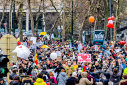 Imaginea articolului Proteste masive în Bruxelles faţă de restricţiile antiepidemice. Au participat şi cetăţeni români. A fost nevoie de intervenţia forţelor de ordine 