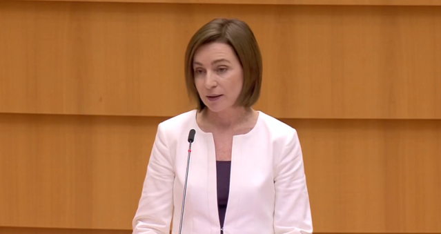 Maia Sandu, în Parlamentul European: Noi facem parte din Europa, valorile UE sunt valorile noastre|EpicNews