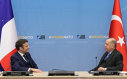 Imaginea articolului Macron a vorbit cu Erdogan despre conflictul din Ucraina şi admiterea Finlandei şi Suediei în NATO 
