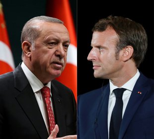 wipe out copy Nebu Erdogan, despre Macron: "Soţiile noastre se înţeleg bine, nu şi noi" /  Preşedintele a propus în glumă