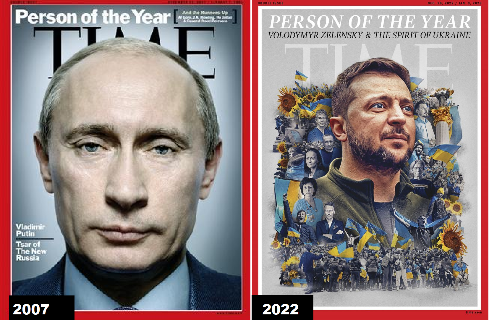 Războiul din Ucraina, ziua 287. TIME îl desemnează pe Zelenski drept „omul anului 2022. În 2007, aceeaşi publicaţie l-a (...)