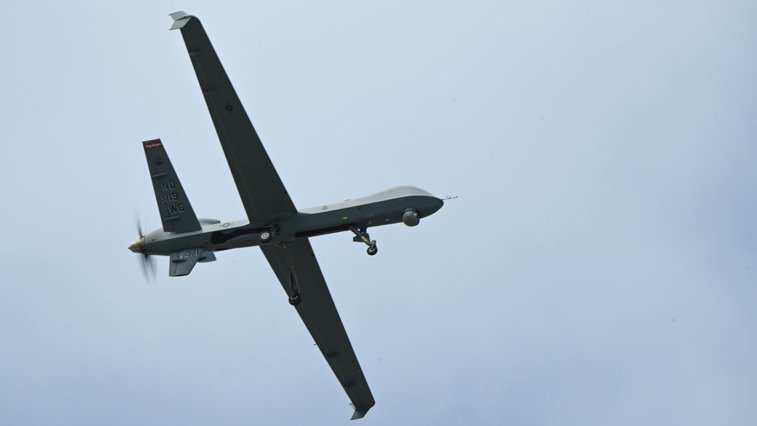 Imaginea articolului SUA au publicat imaginile care arată ciocnirea avionului de luptă rusesc cu drona MQ-9 Reaper deasupra Mării Negre
