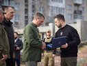 Imaginea articolului Zelensky a ajuns în regiunea Sumy pentru a înmâna premiul „Oraşul erou” unui primar