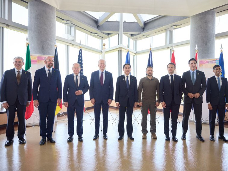Imaginea articolului Zelensky, mesaj ferm la summitul liderilor G7: „Avem nevoie de o conducere globală clară a democraţiei”