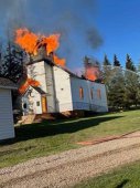 Imaginea articolului A ars biserica celei mai vechi parohii româneşti de pe continentul american