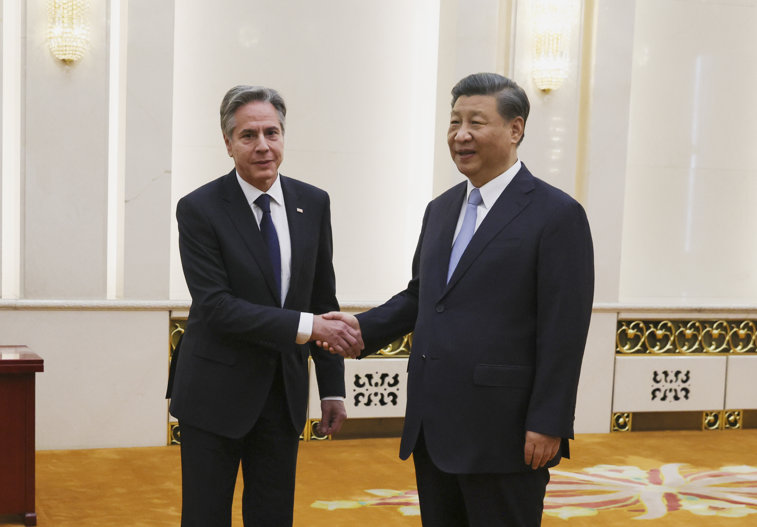 Imaginea articolului Xi Jinping şi Antony Blinken pledează pentru stabilizarea şi îmbunătăţirea relaţiilor China-SUA