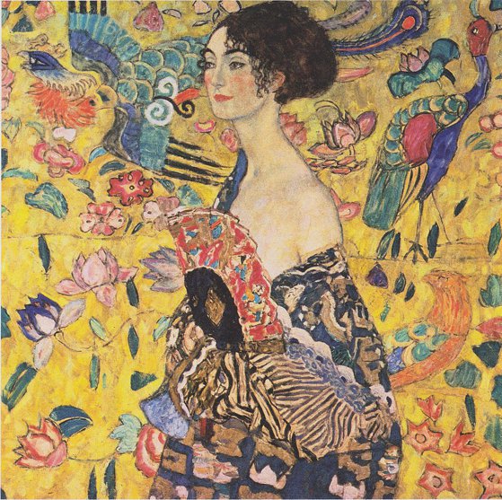Imaginea articolului La ce preţ record a fost vândut tabloul lui Gustav Klimt, „Doamna cu evantai” 