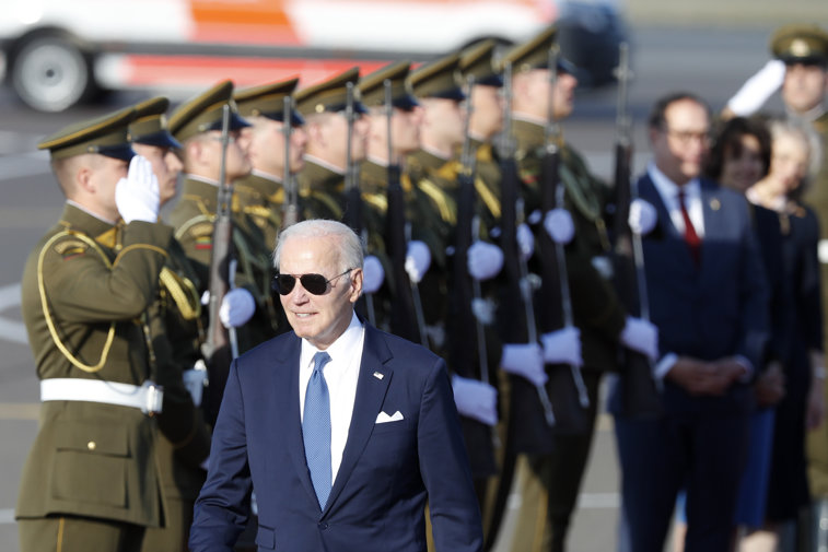 Imaginea articolului Joe Biden a ajuns în Lituania, unde va participa la summitul NATO
