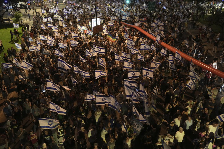 Imaginea articolului Proteste masive în Israel din cauza reformelor judiciare / Casa Albă cere decizii bazate pe consens