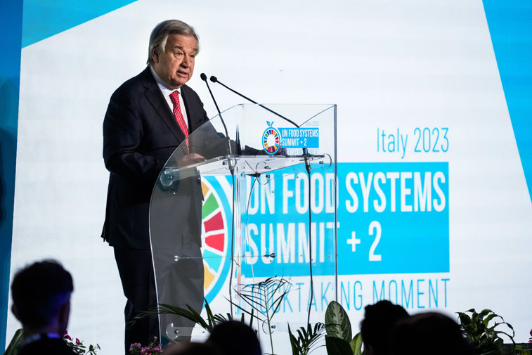 Imaginea articolului Guterres denunţă problemele sistemului alimentar mondial şi cere Rusiei să revină în Acordul cerealelor