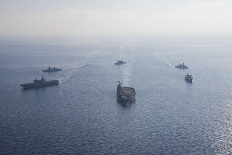 Imaginea articolului Desfăşurare de forţe NATO în Marea Mediterană. Forţele Navale Greceşti au dislocat fregata Psara în estul Mediteranei, în apropiere de coasta Israelului