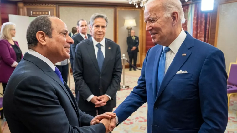 Imaginea articolului Sisi şi Biden au ajuns la un acord privind ajutorul umanitar către Gaza „într-o manieră durabilă”