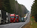 Imaginea articolului Zeci de camioane au trecut printr-un nou punct de traversare a frontierei poloneze cu Ucraina