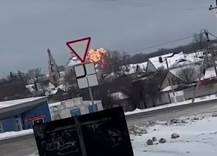 Imaginea articolului Un avion militar rusesc s-a prăbuşit în regiunea Belgorod. La bord se aflau 65 de prizonieri ucraineni, potrivit Moscovei