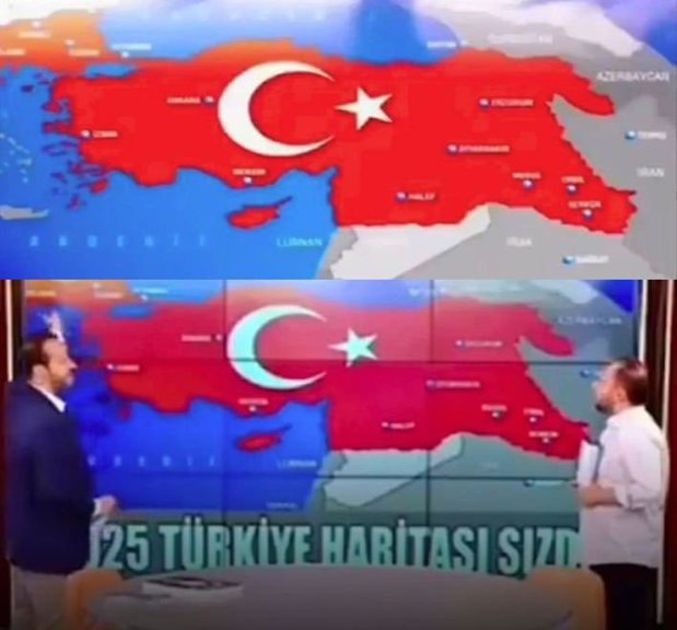 Imaginea articolului Putin a trezit dorinţele imperiale. După Orban cu Ungaria Mare, o televiziune turcă prezintă harta ţării care în 2025 ar avea Cipru şi părţi din Siria, Irak şi chiar Armenia