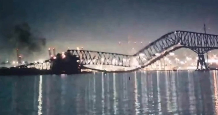 Imaginea articolului Primarul din Baltimore a declarat stare de urgenţă după prăbuşirea Podului Key